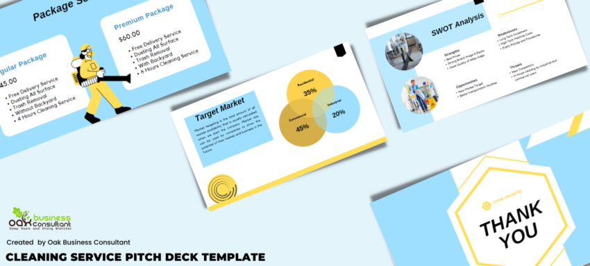 Cleaning service pitch deck