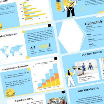 Cleaning service pitch deck