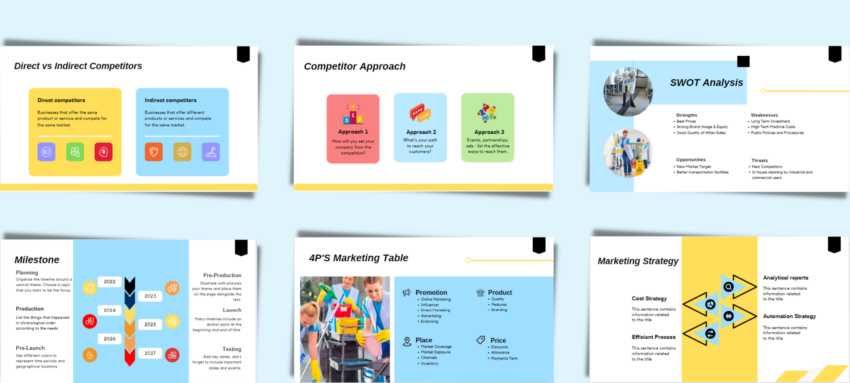 Cleaning service pitch deck