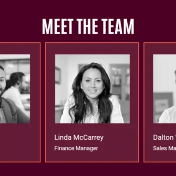 Car Dealer Pitch Deck Template - Meet the Team
