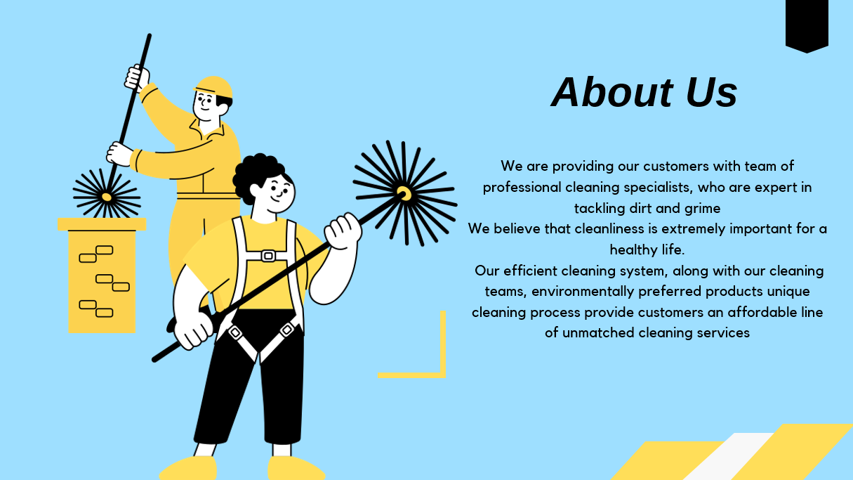 Clean Service Pitch Deck - About US