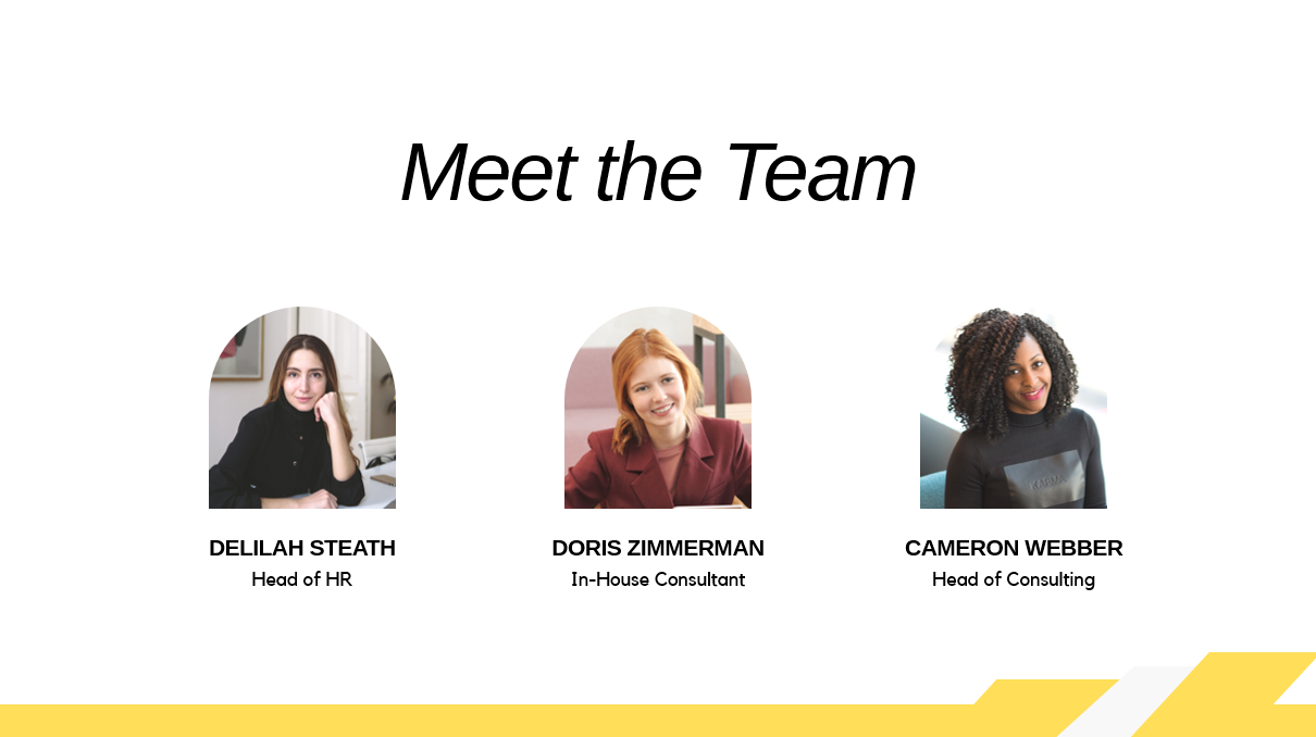 Clean Service Pitch Deck - Meet the Team