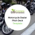 Motorcycle Dealer Pitch Deck Template - Product Image