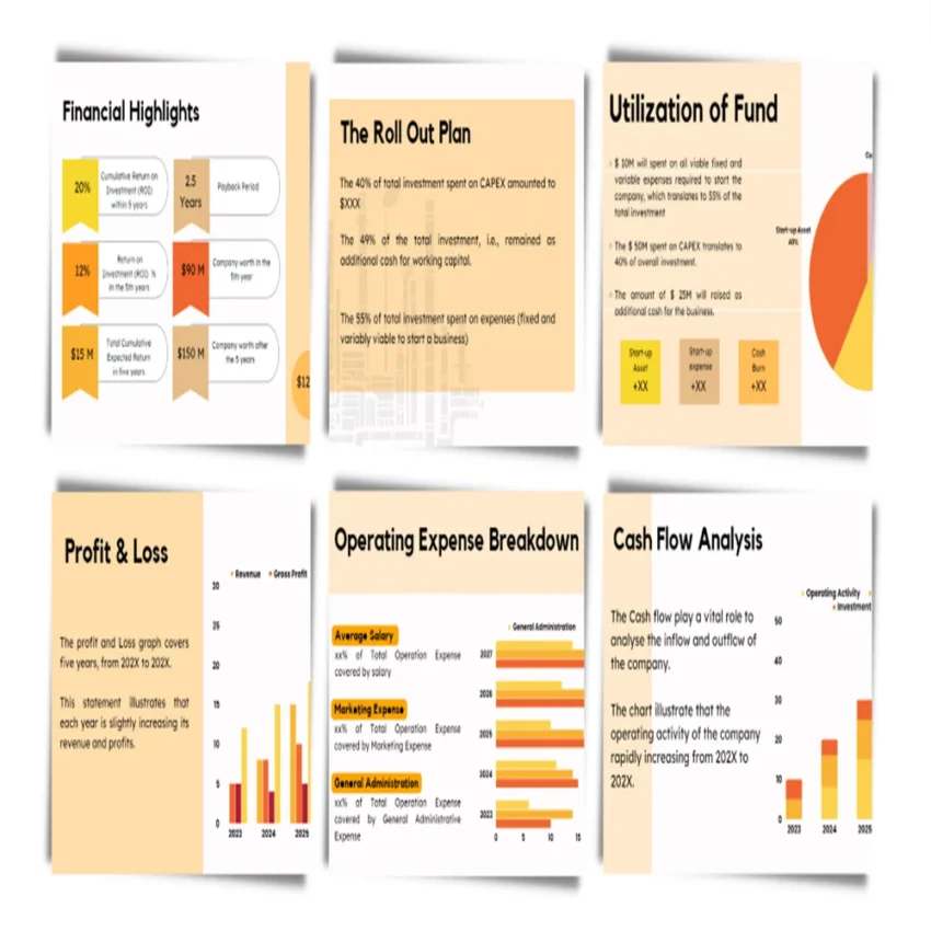 Oil and Gas Pitch Deck - Financial Highlights - FI