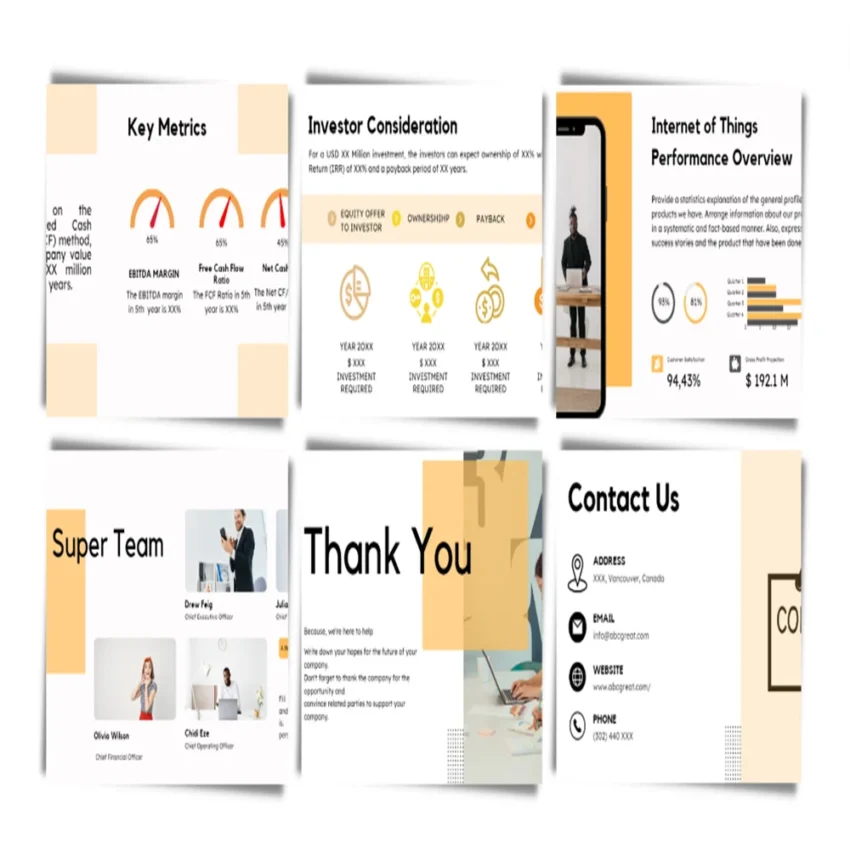 Oil and Gas Pitch Deck - Key Metrics - FI