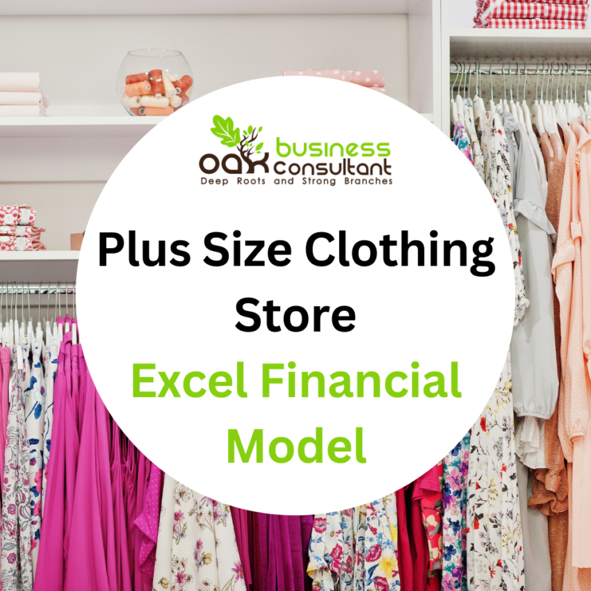 Plus Size Clothing Store Excel Financial Model Plus Size Clothing Store Excel Financial Model