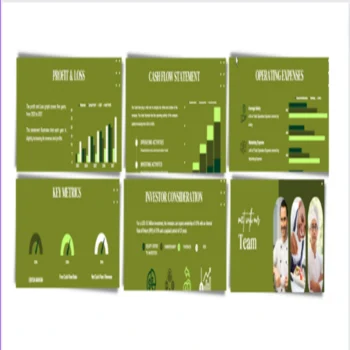 Meat Shop Pitch Deck Template- Cash flow Statement-FI