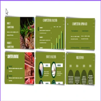 Meat Shop Pitch Deck Template-Competitor Analysis-FI