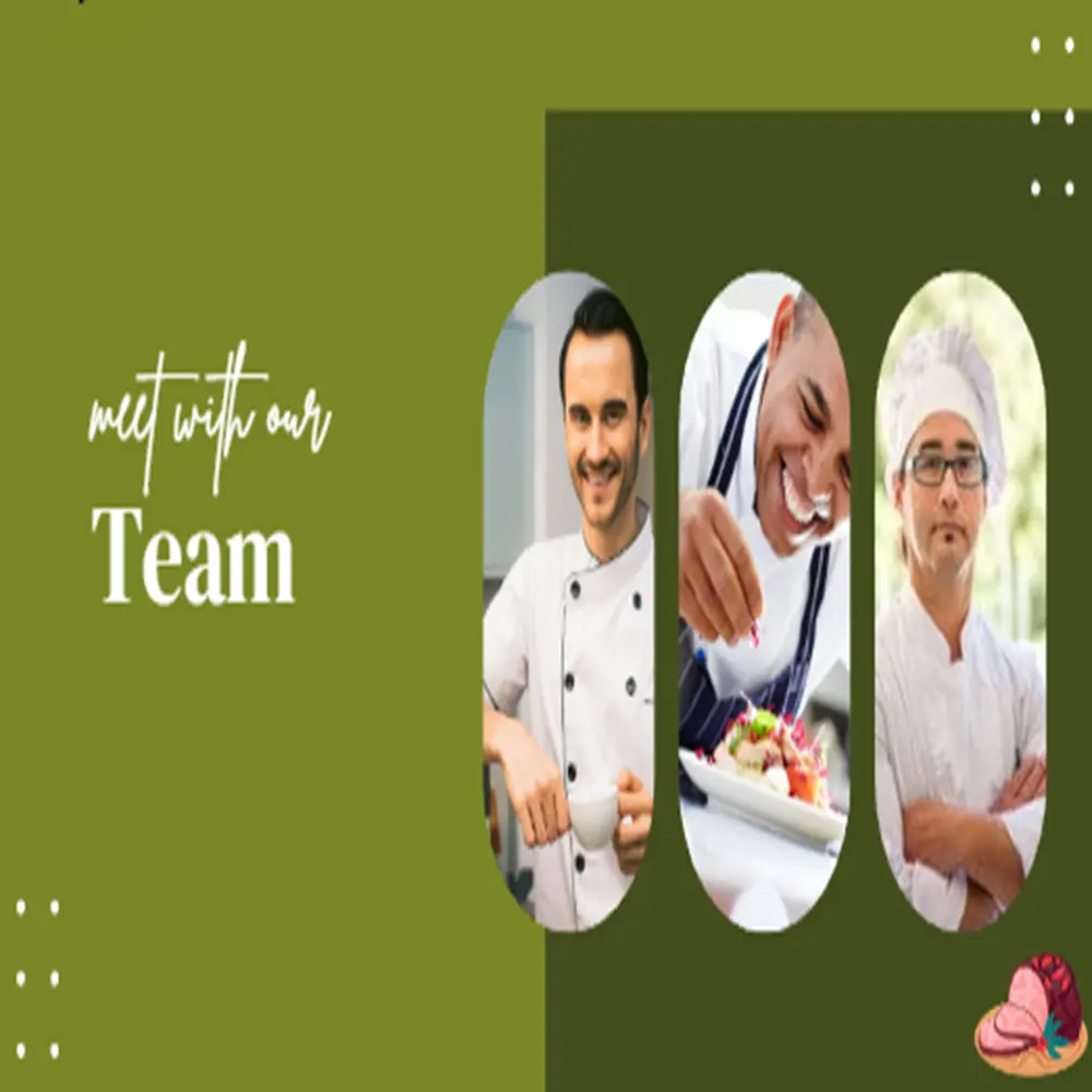 Meat Shop Pitch Deck Template- Our Team