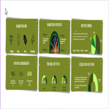 Meat Shop Pitch Deck Template- Revenue Model-FI