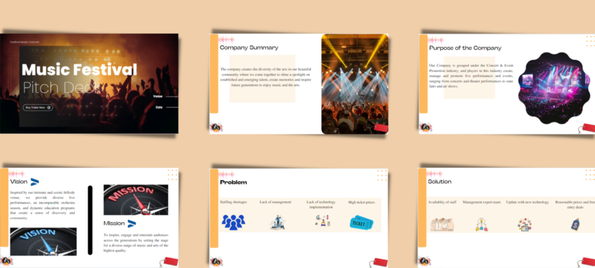 Music Festival Pitch Deck