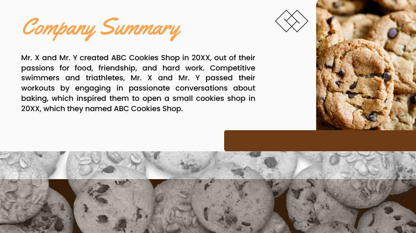 Cookies Shop - Company Summary