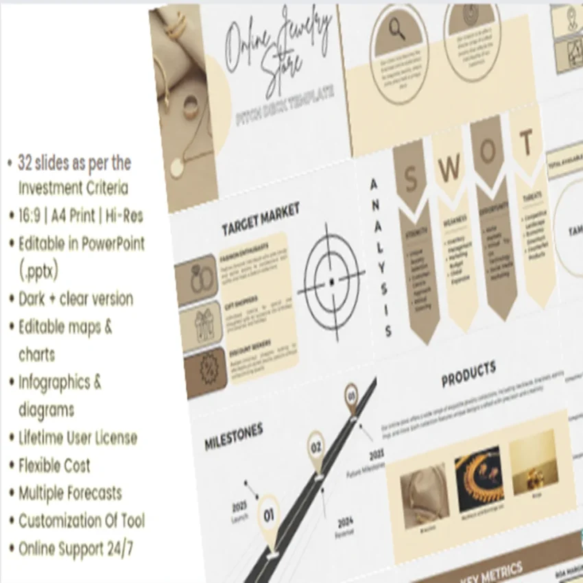 Online Jewelry Store Pitch Deck-Purpose Feature Image 2