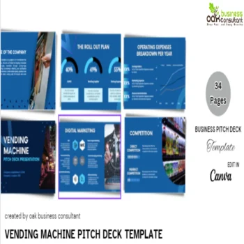 Vending Machine Pitch Deck Template - Company Summary Feature Image