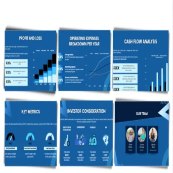 Vending Machine Pitch Deck Template - Feature Image Cash Flow Analysis