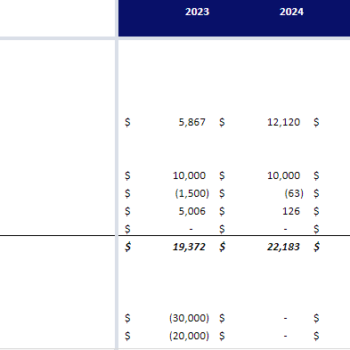Serviced Apartments Financial Model Excel Template-Cashflow