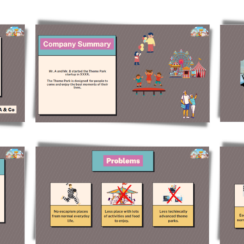 Theme park pitch deck