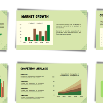 Online Organic Food Pitch Deck