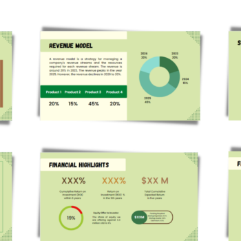 Online Organic Food Pitch Deck
