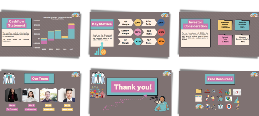 Theme park pitch deck