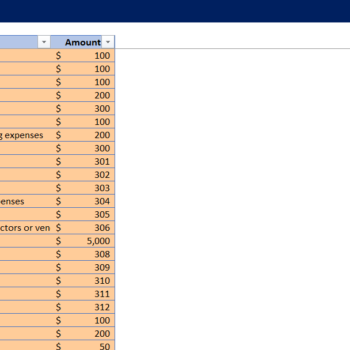 Consulting Budget Template-Expenses Assumptions