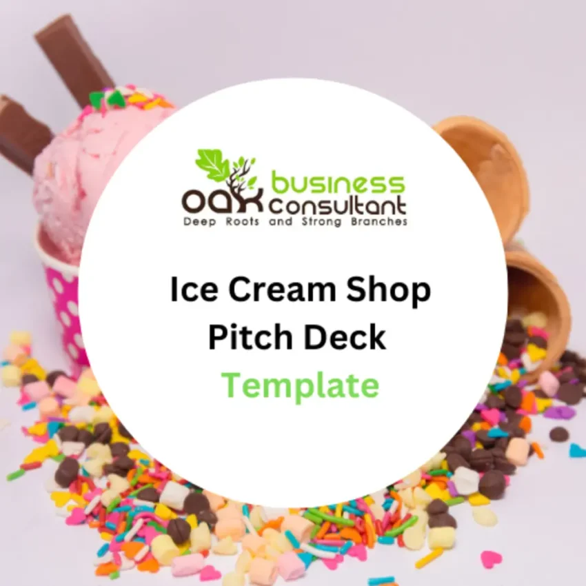 Ice Cream Shop Pitch Deck Template - Product Image