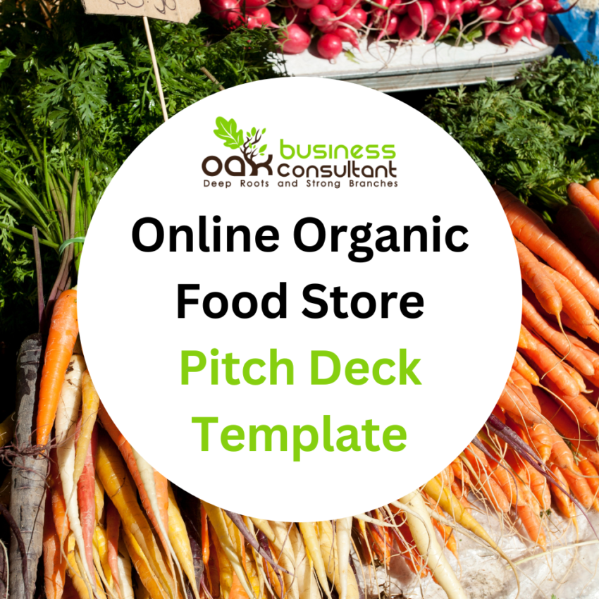 Online Organic Food Store Pitch Deck Template Online Organic Food Store Pitch Deck Template