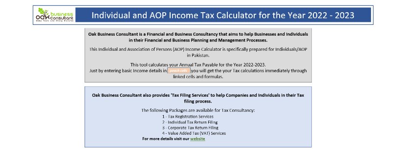 Personal Income Tax Calculator