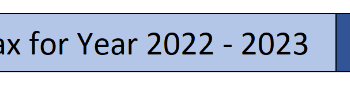 Personal Income Tax Calculator - Income Tax for the Year