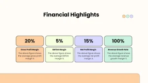 Ride Hailing Pitch Deck Template - Financial Highlights