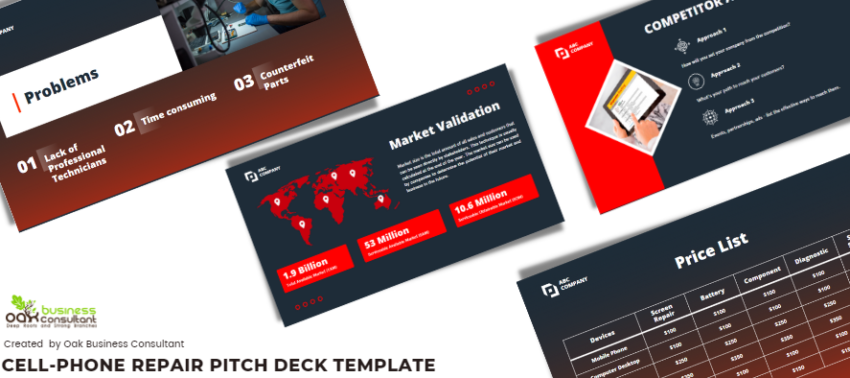 Cell-Phone-Repair-Pitch-Deck-Problems-Price