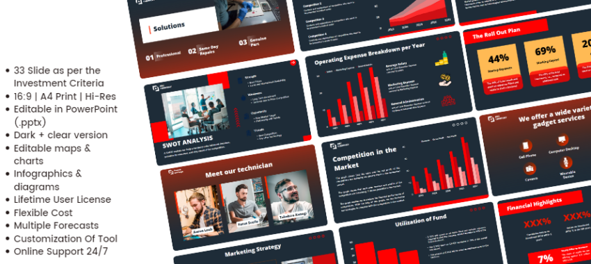 Cell-Phone-Repair-Pitch-Deck-Solution