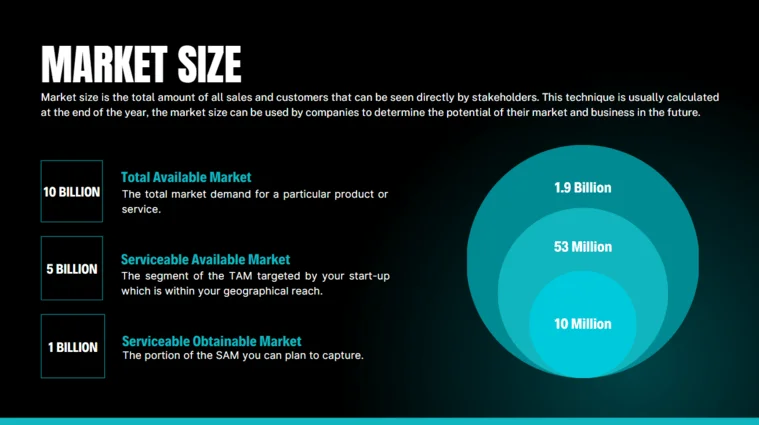 Influencer Marketing Software Pitch Deck Template - Market Size