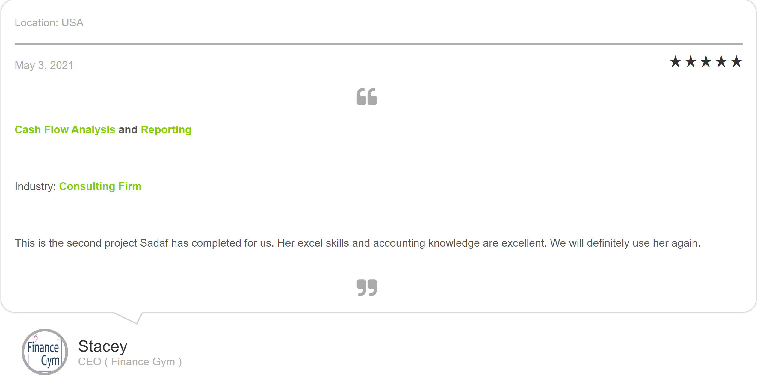 Nail Salon Pitch Deck-Testimonial