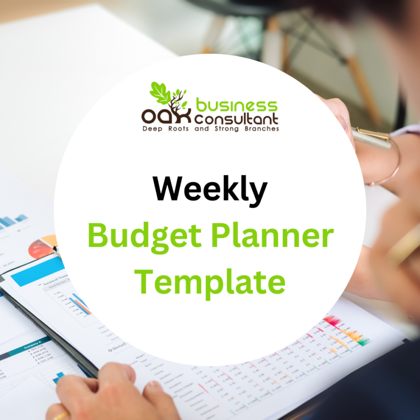 Weekly Budget Planner Template-Product Image Weekly Budget Planner Template-Product Image
