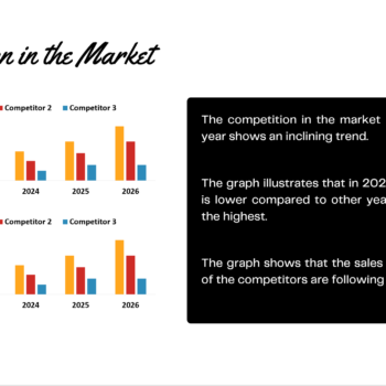 E-commerce B2B Pitch Deck Template-Competition in the market