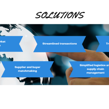 E-commerce B2B Pitch Deck Template-Solution