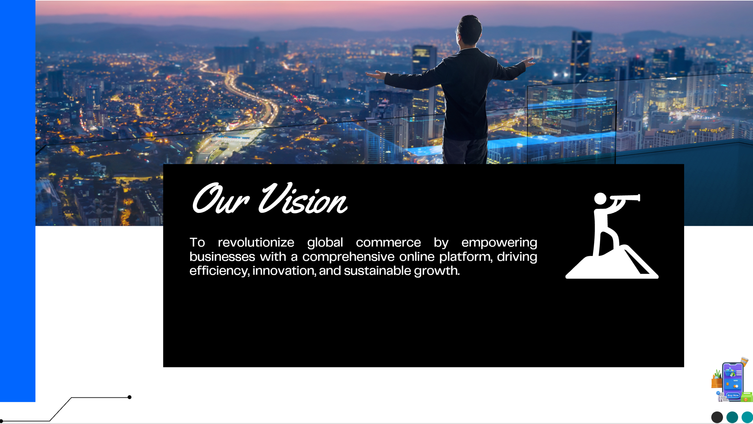 E-commerce B2B Pitch Deck Template-Vision