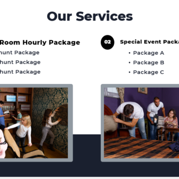 Escape Room Pitch Deck Template-Services