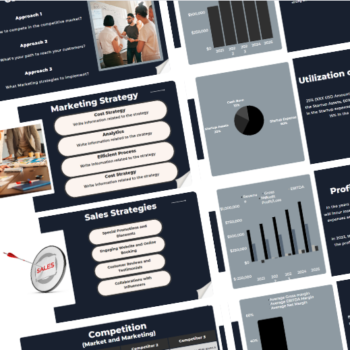 Escape Room Pitch Deck Template-Table of Content