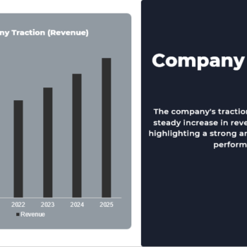 Escape Room Pitch Deck Template-company traction