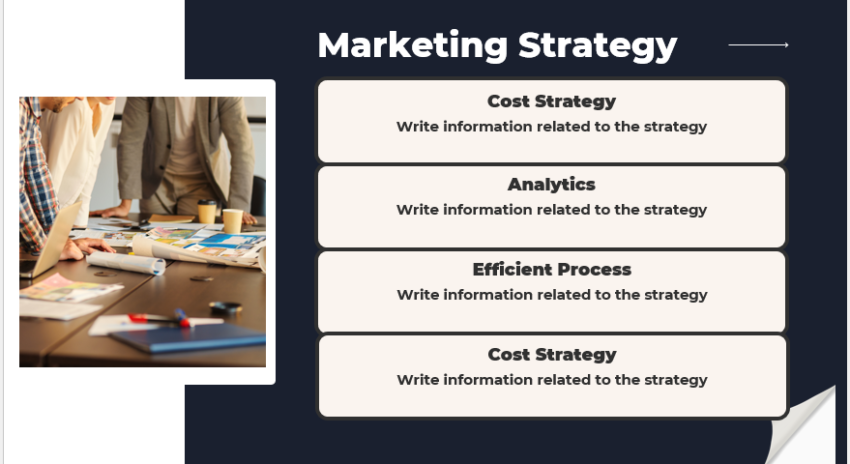 Escape Room Pitch Deck Template-marketing strategy