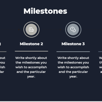 Escape Room Pitch Deck Template-milestones