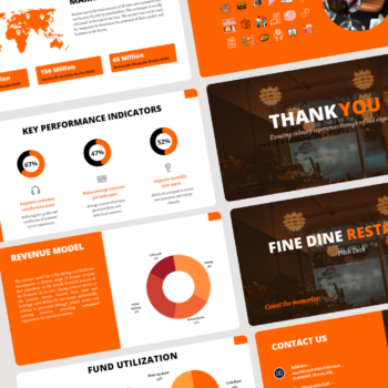Fine Dine Restaurant Pitch Deck Template- Feature Image 5