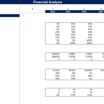 Packaging and Labeling Services Financial Model_KPIs and Ratios