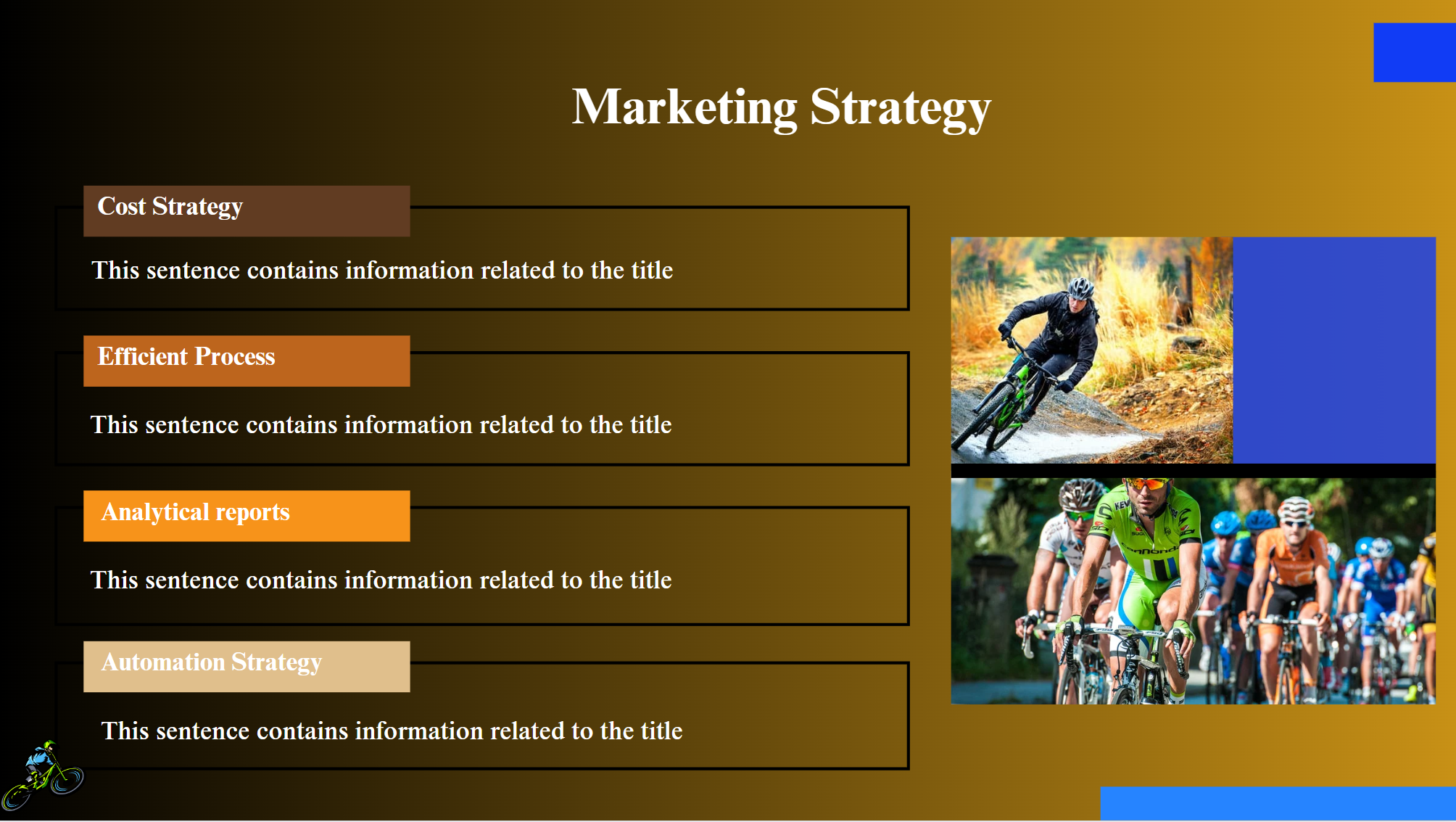 Bike Distribution Pitch Deck Template-Marketing