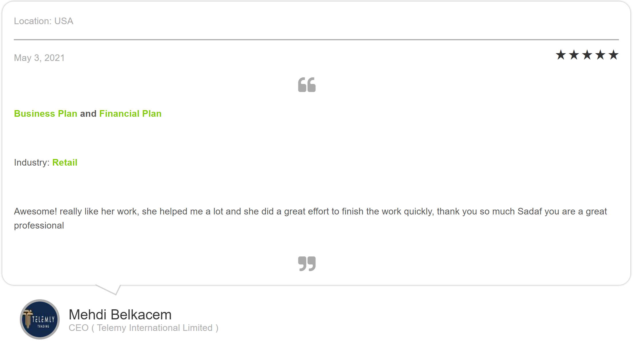 Bike Distribution Pitch Deck Template-Testimonial