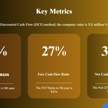 Bike Distribution Pitch Deck Template-key metrics
