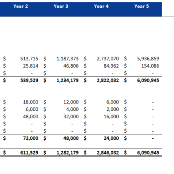 Buffet Restaurant Financial Model Excel Template-Balance sheet
