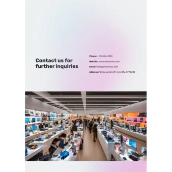 Electronics Business Plan Template - Contact Us